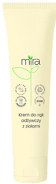 Pflegende Handcreme mit Kräuter - Mira — Bild N1