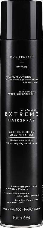 Haarlack Extra starker Halt - Farmavita HD Hair Spray Extreme
