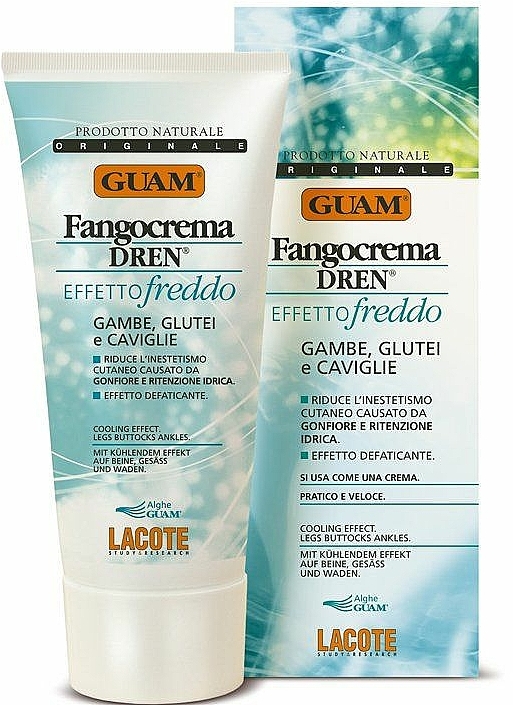Creme für Beine, Gesäß und Waden mit kühlendem Effekt - Guam Fangocrema Dren Effetto Freddo