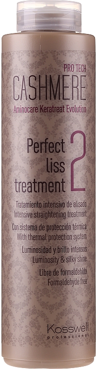 Haarpflegeset - Kosswell Professional Pack Cashmere Tratamiento (Shampoo 500ml + Haarbehandlung 500ml + Revitalisierende Haarmaske 500ml) — Bild N4