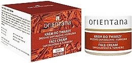 Düfte, Parfümerie und Kosmetik Gesichtscreme mit Sandelholzöl und Kurkumaextrakt - Orientana Face Cream Sandalwood & Turmeric