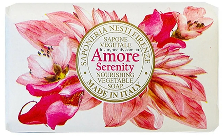 Pflegende Seife mit Jasmin, Tuberose- und Ylang-Ylangduft - Nesti Dante Amore Serenity Nourishing Vegetable Soap