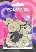 Düfte, Parfümerie und Kosmetik Ersatzscheiben für Pediküre-Disk Pododisk Körnung 240 - Staleks Pro M