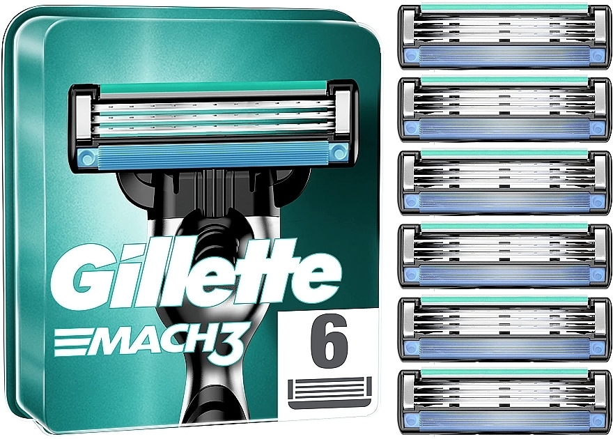 Rasierklingen 6 St. - Gillette Mach3 — Bild N1