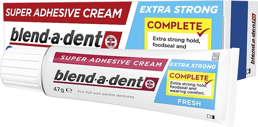 Haftcreme für Zahnprothese - Blend-A-Dent Super Adhesive Cream Fresh Complete — Bild N5