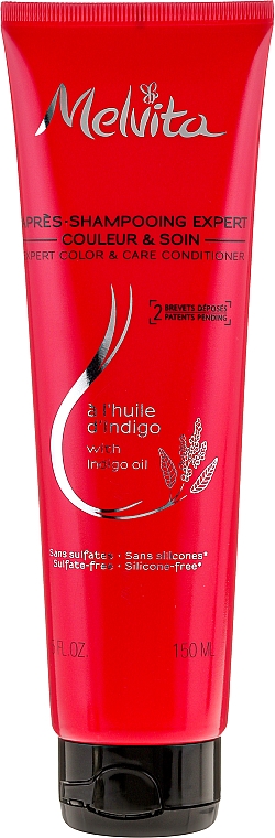 Haarspülung für coloriertes Haar - Melvita Organic Expert Color Conditioner With Indigo Oil — Bild N1