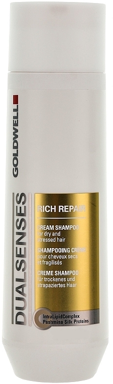 Shampoo "Rich Repair" für trockenes, geschädigtes und gestresstes Haar - Goldwell Dualsenses Rich Repair Cream Shampoo — Bild N1