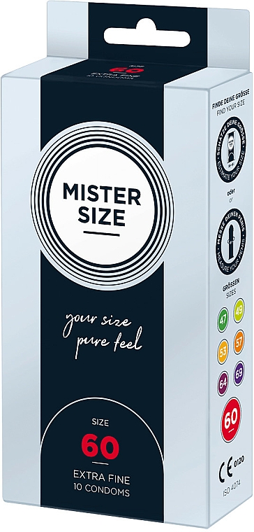 Kondome aus Latex Größe 60 10 St. - Mister Size Extra Fine Condoms — Bild N2