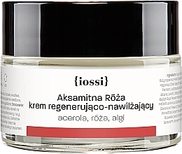 Düfte, Parfümerie und Kosmetik Regenerierende und feuchtigkeitsspendende Gesichtscreme mit Acerola, Rose und Algen - Iossi Regenerating Cream