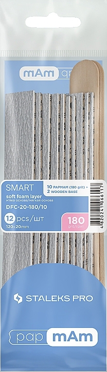Auswechselbares Feilenset mit weicher Holzbasis - Staleks Pro Smart papmAm — Bild N1