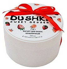 Düfte, Parfümerie und Kosmetik 3in1 Haarjoghurt mit Erdbeerduft - Dushka