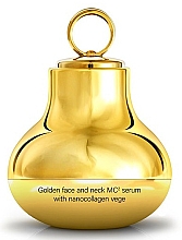 Düfte, Parfümerie und Kosmetik Serum für Gesicht und Hals mit Nanokollagen - HiSkin SkinLed Golden Face And Neck MC2 Serum With Nanocollagen Vege