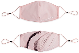 Schutzmaske 2 St. - Makeup Revolution 2Pack Re-Useable Fashion Fabric Face Mask Pink — Bild N2