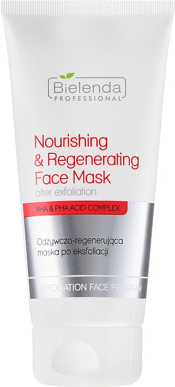 Pflegende und regenerierende Maske nach dem Peeling - Bielenda Professional Exfoliation Face Program Nourishing And Regenerating Face Mask — Bild N1