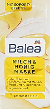 Düfte, Parfümerie und Kosmetik Gesichtsmaske mit Milch und Honig - Balea Milk And Honey Face Mask