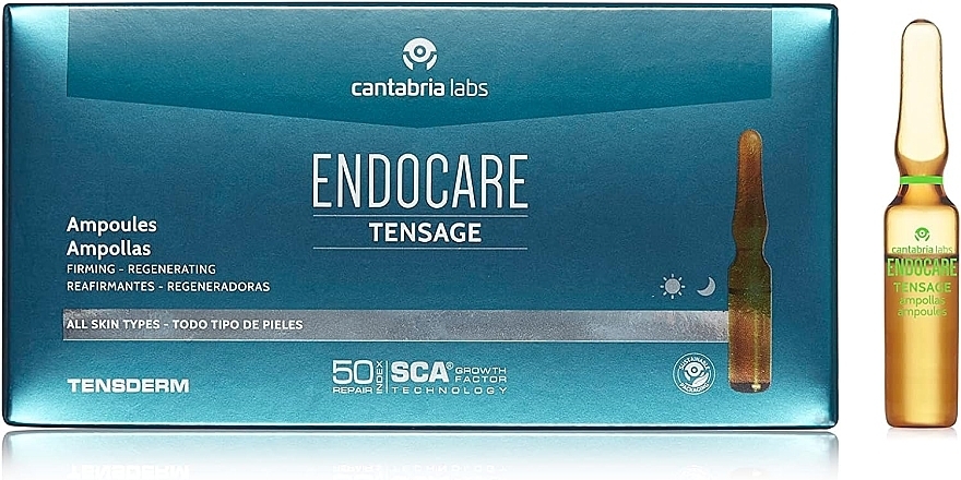 Anti-Falten-Ampullen mit straffender Wirkung - Cantabria Labs Endocare Tensage Ampoules — Bild N2