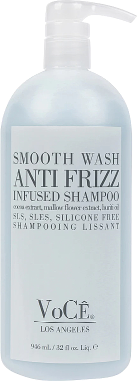 Glättendes Shampoo für das Haar mit Spender - VoCê Haircare Smooth Wash Anti Frizz Infused Shampoo — Bild N1