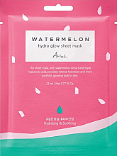 GESCHENK! Tuchmaske für das Gesicht - Ariul Watermelon Hydro Glow Sheet Mask — Bild N1