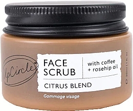 Düfte, Parfümerie und Kosmetik Kaffee-Gesichtspeeling - UpCircle Face Scrub Citrus Blend with Coffee + Rosehip Oil Travel Size (Mini) 