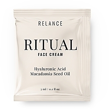 Düfte, Parfümerie und Kosmetik GESCHENK! Feuchtigkeitsspendende Gesichtscreme mit Hyaluronsäure und Macadamiaöl - Relance Hyaluronic Acid + Macadamia Oil Face Cream (Probe) 