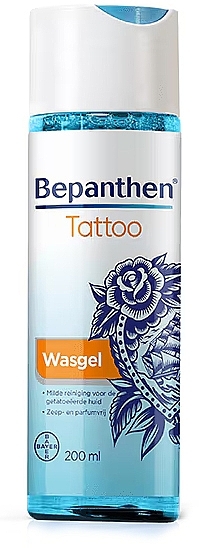 Tattoo-Hautwaschgel - Bepanthen Tattoo Wash Gel  — Bild N1