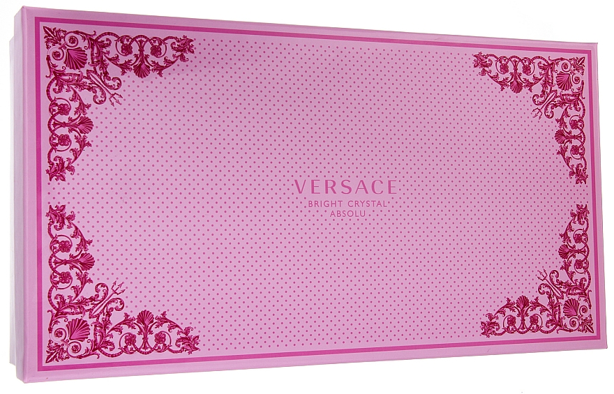 Versace Bright Crystal Absolu - Duftset (Eau de Parfum 90ml + Körperlotion 100ml + Kosmetiktasche) — Foto N6