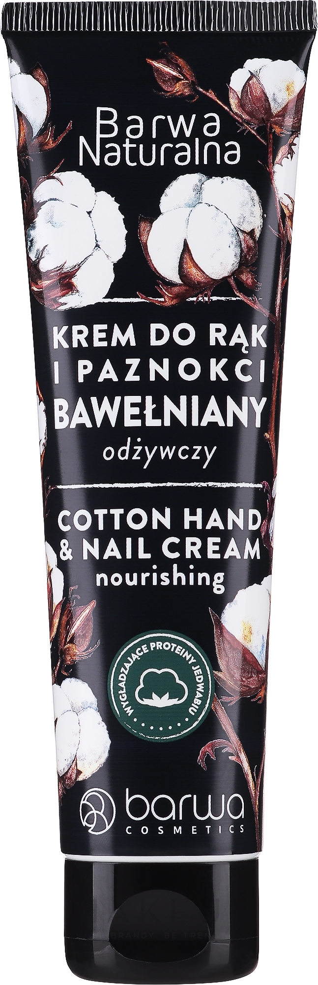 Handcreme mit Seidenproteinen und Baumwollöl für sehr trockene Haut - Barwa Natural Hand Cream — Bild 100 ml
