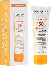 Düfte, Parfümerie und Kosmetik Getönte Sonnenschutzcreme für das Gesicht - Bioderma Photoderm M SPF 50+