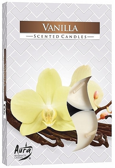 Teekerzen-Set Vanille - Bispol Vanilla Scented Candles — Bild N1