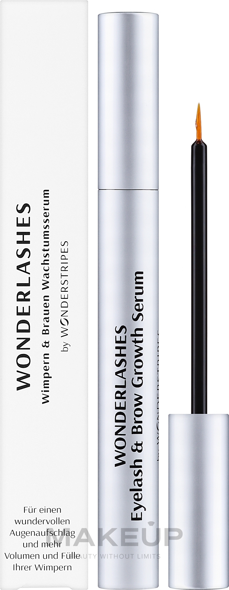 Serum für das Wachstum von Wimpern und Augenbrauen - Wonderstripes Eyelash & Eyebrow Growth Serum — Bild 3 ml