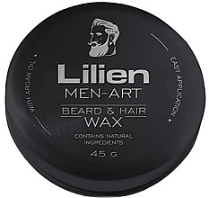 Düfte, Parfümerie und Kosmetik Wachs für Bart und Haare - Lilien Men-Art Black Beard & Hair Wax