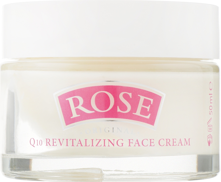 Revitalisierende Gesichtscreme mit Rosenwasser und Q10 - Bulgarian Rose Rose — Bild N3