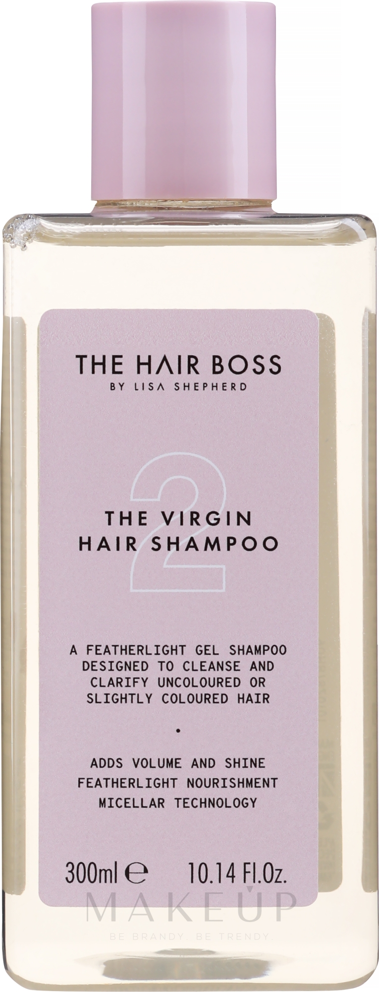 Shampoo für ungefärbtes oder leicht gefärbtes Haar - The Hair Boss Virgin Hair Shampoo — Bild 300 ml