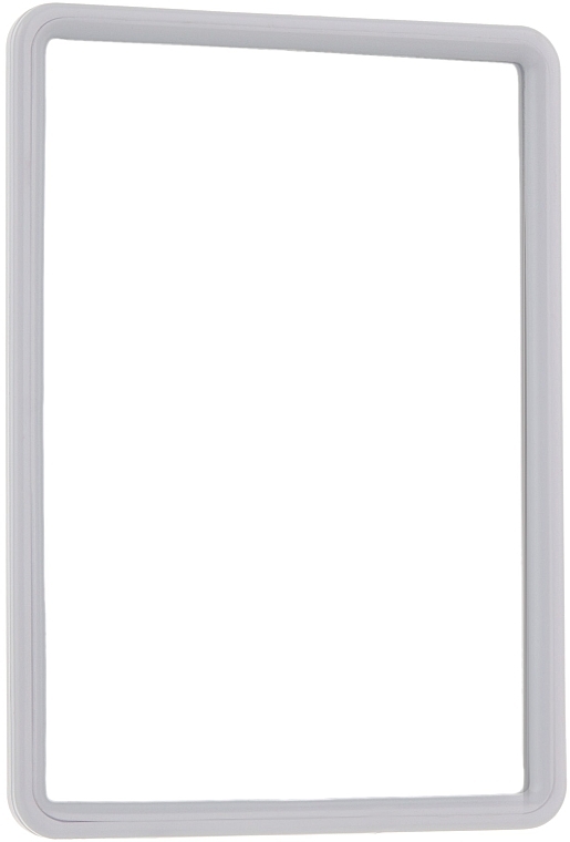 Kosmetikspiegel mit Rahmen 10x14 cm weiß - Titania — Bild N1