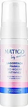 Düfte, Parfümerie und Kosmetik Beruhigender Schaum für die Intimhygiene - Natigo by Nature
