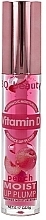 Lipgloss Pfirsich - 3Q Beauty Vitamin D Moist Lip Plump Peach  — Bild N1