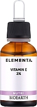 Düfte, Parfümerie und Kosmetik Gesichtsserum Vitamin E 2% - Bioearth Elementa Nutri Vitamin E 2%