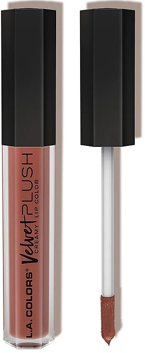 Flüssiger Lippenstift - L.A. Colors Velvet Plush Creamy Lip Color  — Bild N1