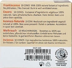 Räucherstäbchen in Kegelnform - Maroma Encens d'Auroville Cone Incense Frankincense — Bild N3