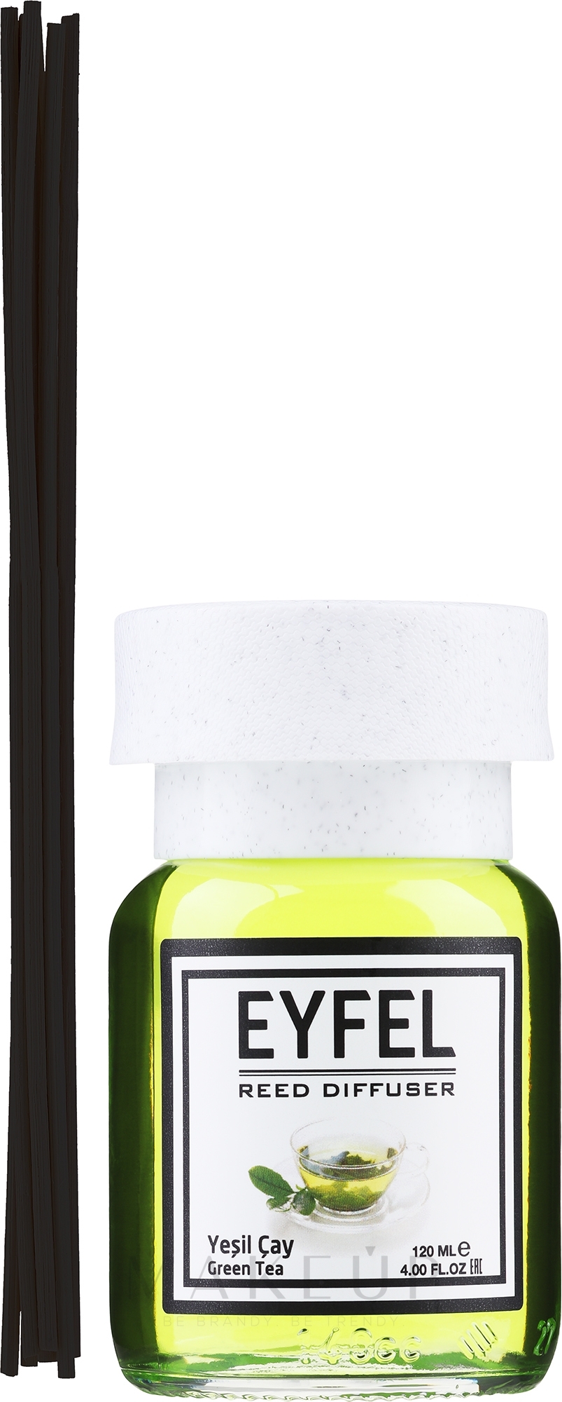 Raumerfrischer Green Tea - Eyfel Perfume Green Tea Reed Diffuser  — Bild 120 ml