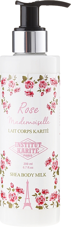 Körpermilch mit Sheabutter "Rose Mademoiselle" - Institut Karite Rose Mademoiselle Shea Body Milk — Bild N1