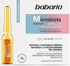 Ausgleichende Ampullen für das Gesicht - Babaria Microbiota Balance Revitalizing Ampoules — Bild N1