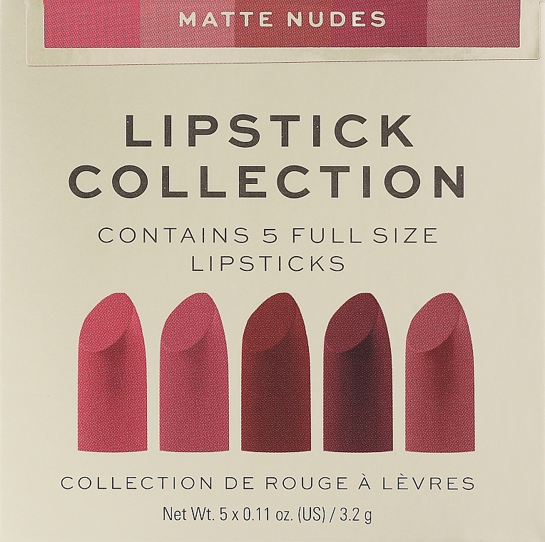 Lippenstift 5 St. - Revolution Pro 5 Lipstick Collection Matte Nude — Bild N1