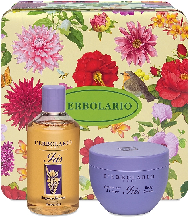L'Erbolario Acqua Di Profumo Iris - Körperpflegeset (Körpercreme 300 ml + Duschgel 250 ml)  — Bild N2