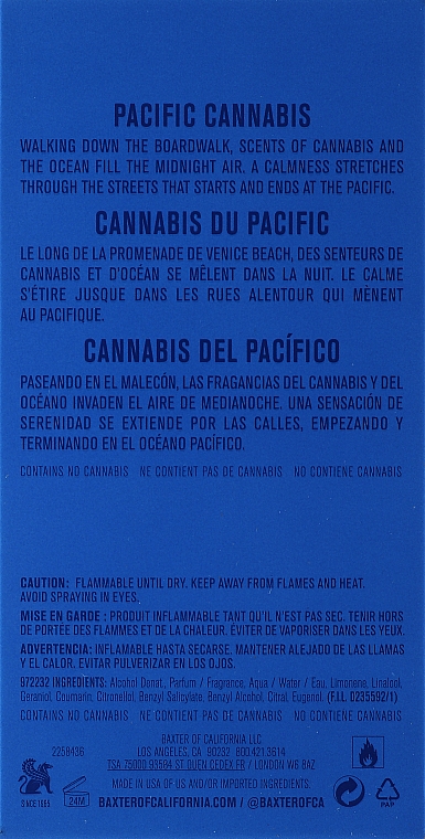 Baxter of California Pacific Cannabis - Eau de Parfum — Bild N3