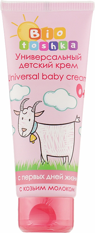 Allzweckcreme für Babys ab den ersten Lebenstagen mit Ziegenmilch - Bioton Cosmetics Biotoshka Universal Baby Cream — Bild N1