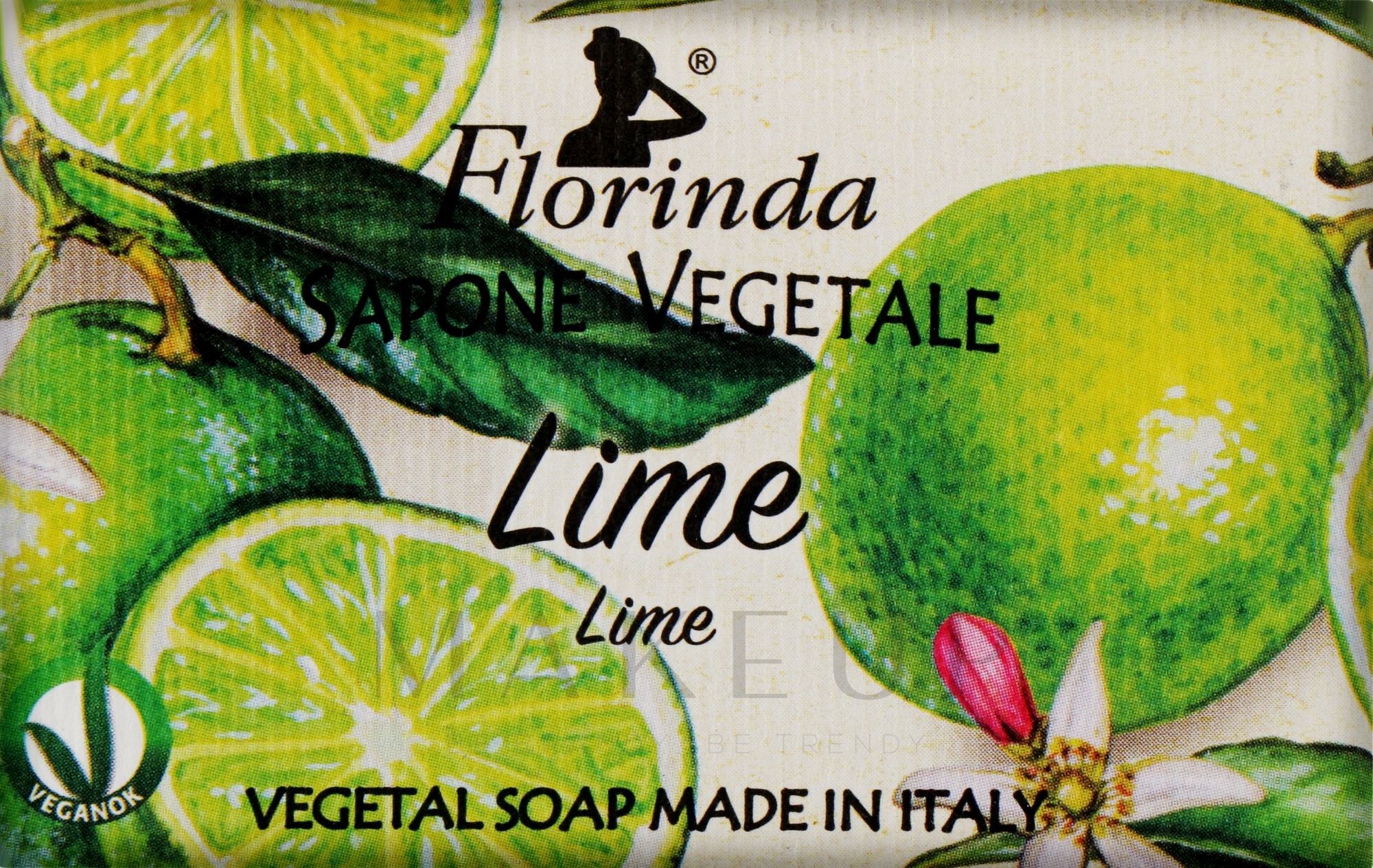 Pflanzliche Seife Limette - Florinda Lime Natural Soap — Bild 100 g
