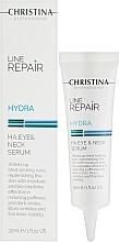 Düfte, Parfümerie und Kosmetik Serum für die Haut um Augen und Hals - Christina Line Repair Hydra HA Eye & Neck Serum