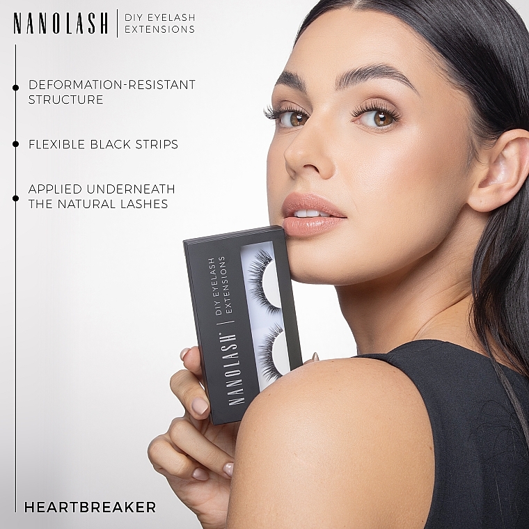 Künstliche Wimpern - Nanolash Diy Eyelash Extensions Heartbreaker — Bild N6