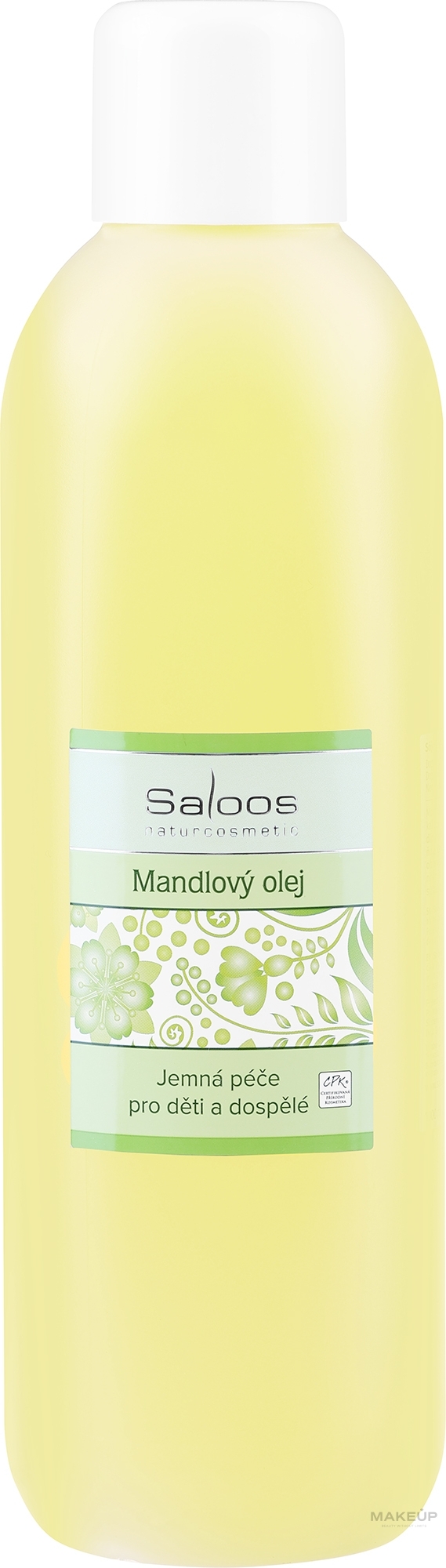 Kaltgepresstes Mandelöl  - Saloos Sweet Almond Oil — Bild 1000 ml